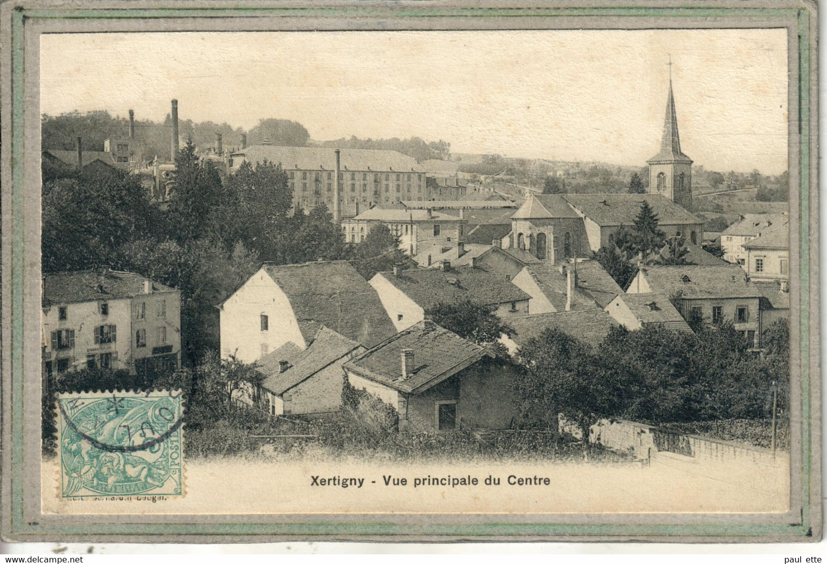 CPA - (88) XERTIGNY - Vue Principale Du Centre En 1907 - Xertigny