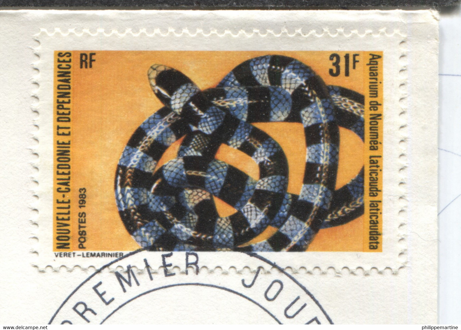 Nouvelle Calédonie 1983 - YT 475 (o) Sur Fragment - Used Stamps