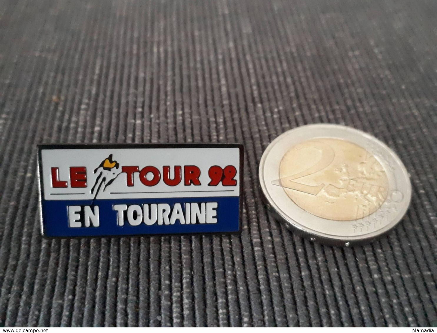 PIN'S PINS CYCLE VELO CYCLISME TOUR DE FRANCE 1992 TOURAINE - Cyclisme