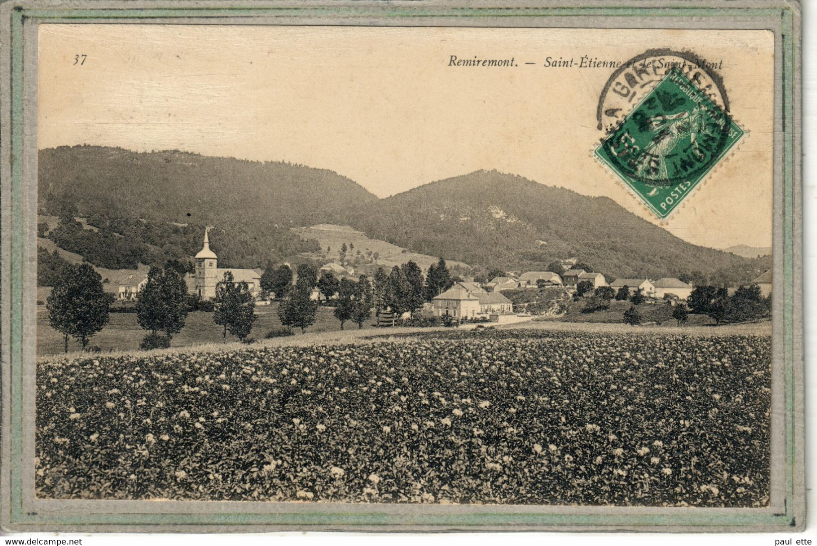 CPA - (ST 88) SAINT-ETIENNE-de-REMIREMONT - Aspect De L'Eglise Et Du St-Mont  En 1904 - Saint Etienne De Remiremont