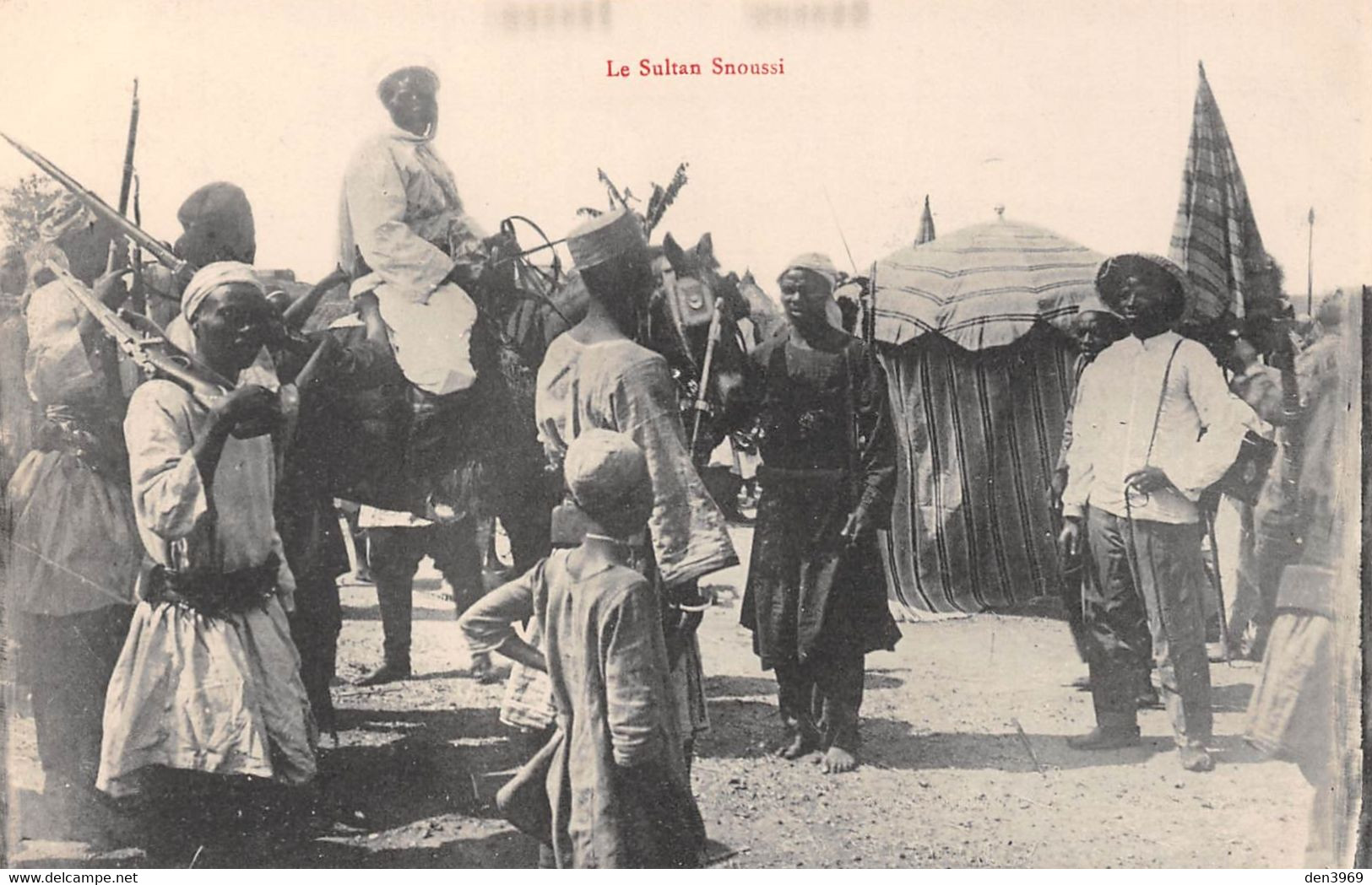 Afrique - République CENTRAFRICAINE - Le Sultan Snoussi - Cheval - Dar El Kouti, Mohamed-Es-Senoussi - Centrafricaine (République)
