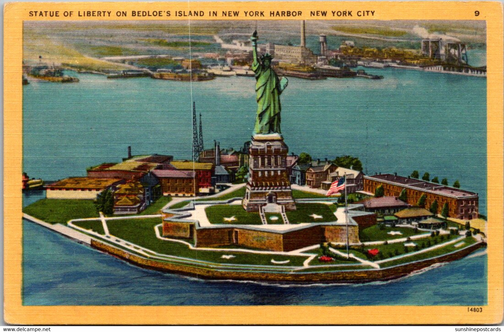 New York City The Statue Of Liberty On Bedloe's Island - Statue Of Liberty