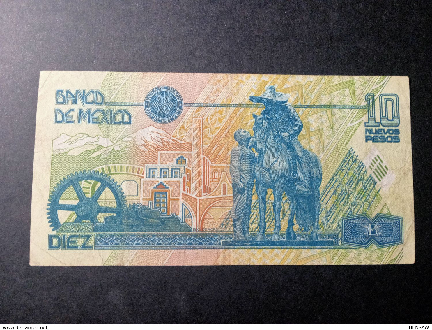 MEXICO 10 PESOS 1992 P 99 USADO USED - Mexico