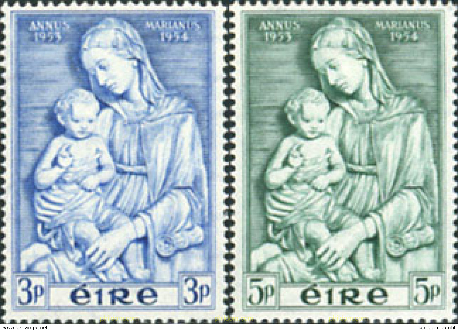 164402 MNH IRLANDA 1954 AÑO MARIANO - Colecciones & Series