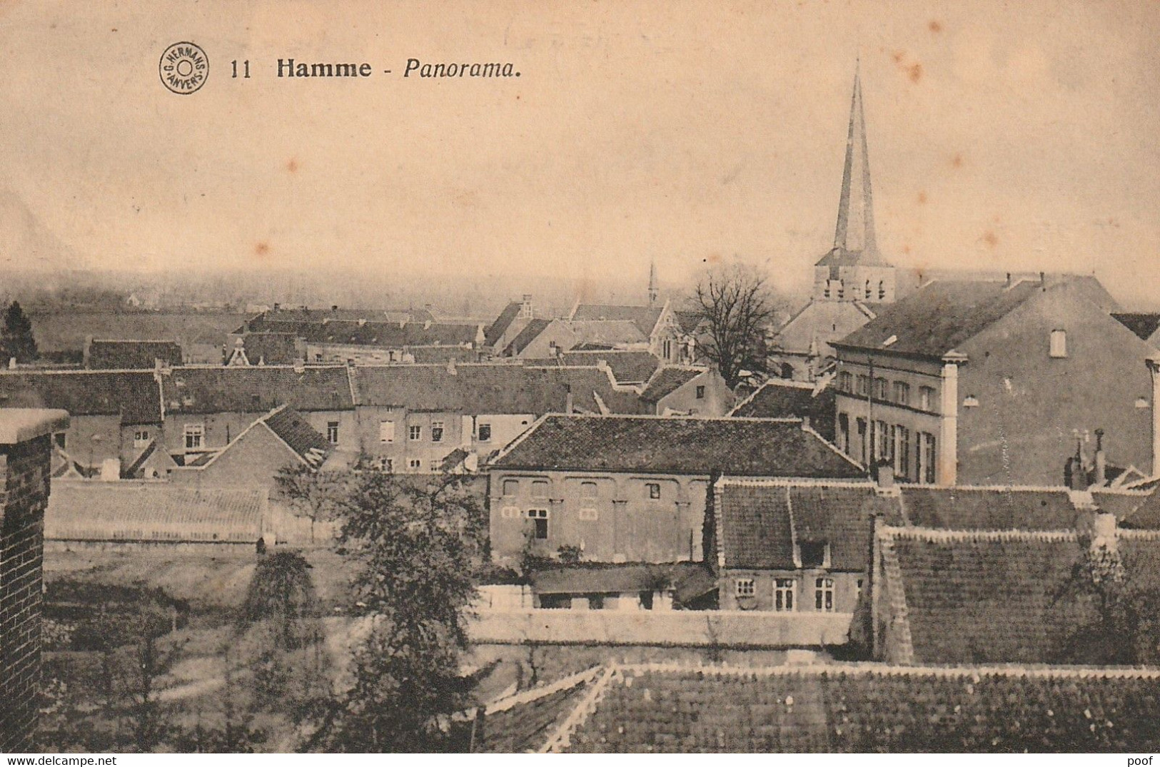 Hamme : Panorama 1920 - Hamme