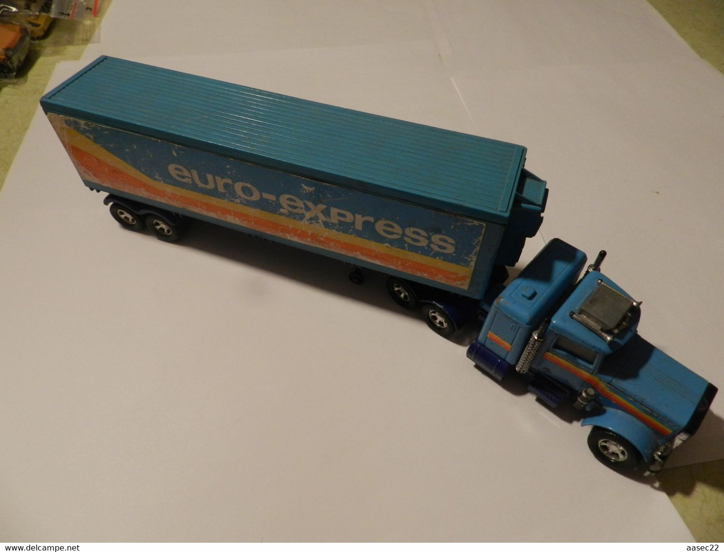 Matchbox Super Kings Peterbild Truck Met K17 Trailer (lengte 30 Cm)    ***    *** - Matchbox