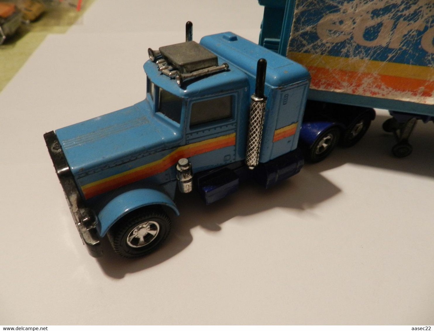 Matchbox Super Kings Peterbild Truck Met K17 Trailer (lengte 30 Cm)    ***    *** - Matchbox