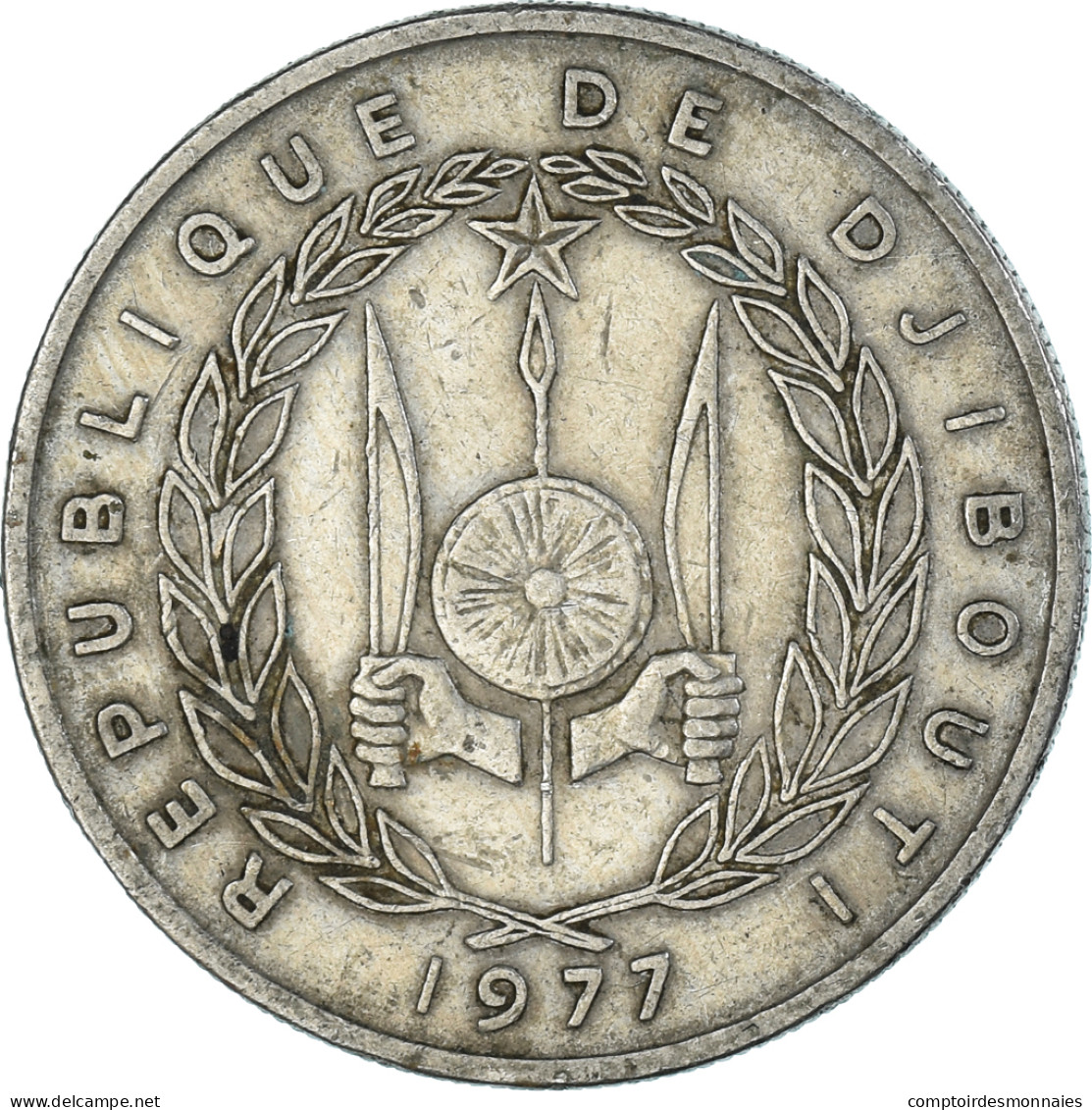 Monnaie, Djibouti, 50 Francs, 1977 - Gibuti