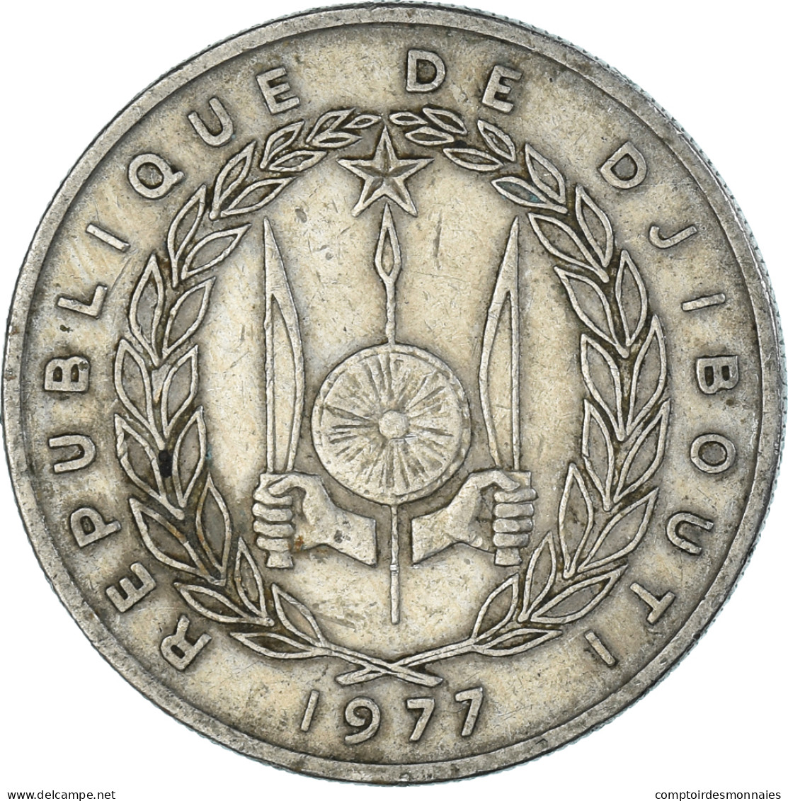 Monnaie, Djibouti, 50 Francs, 1977 - Dschibuti