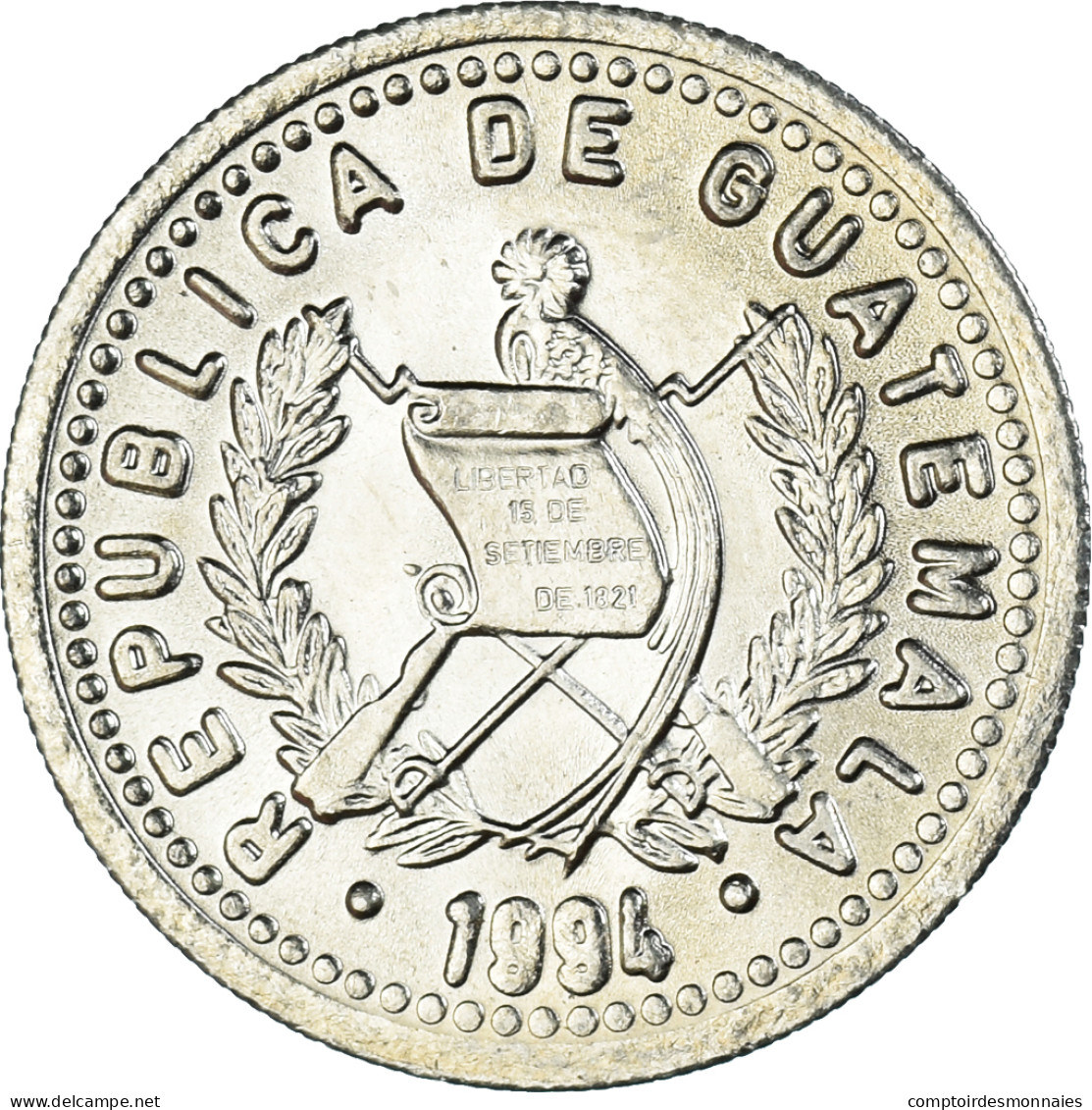 Monnaie, Guatemala, 10 Centavos, 1994 - Guatemala