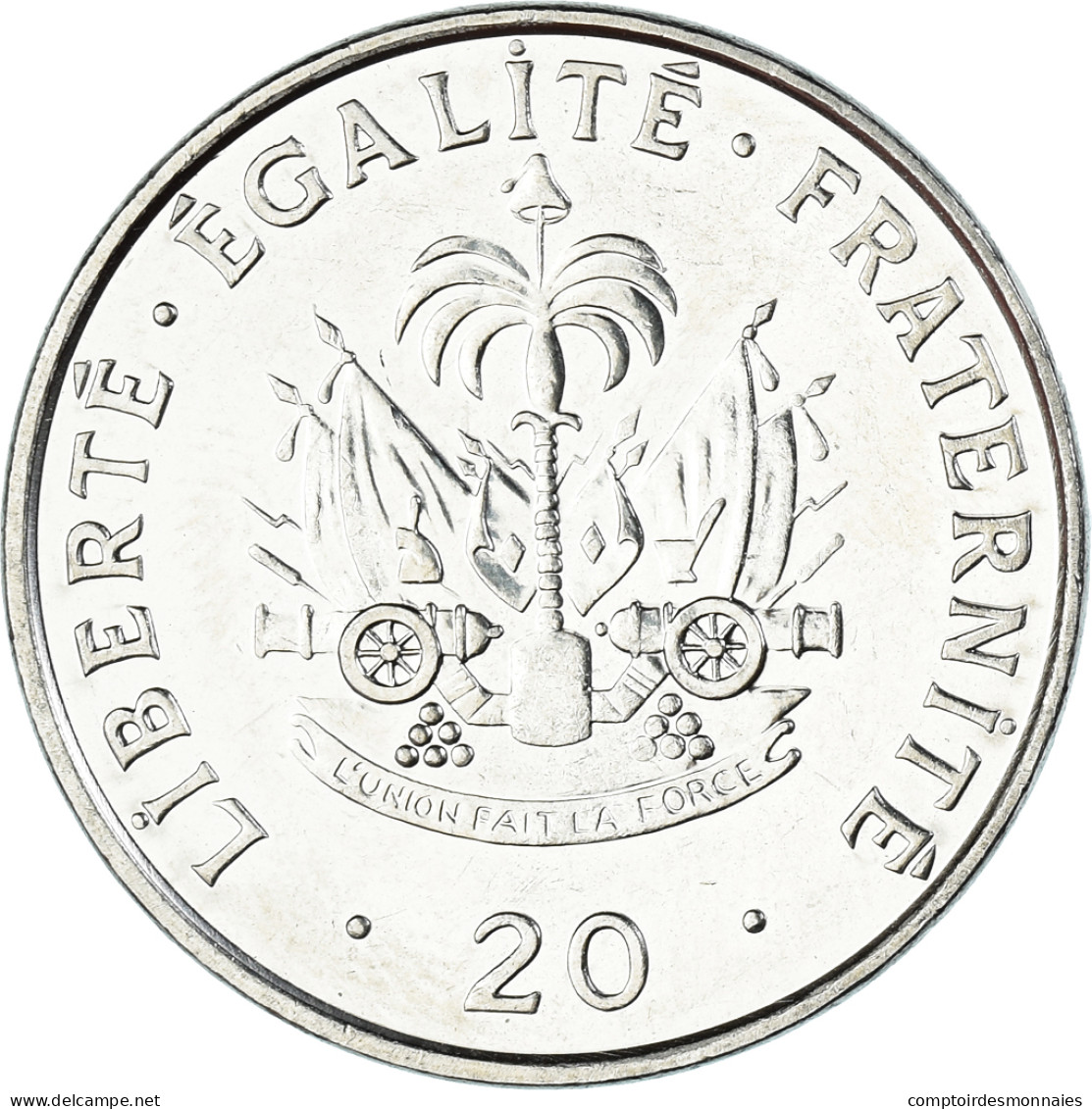 Monnaie, Haïti, 20 Centimes, 1995 - Haití