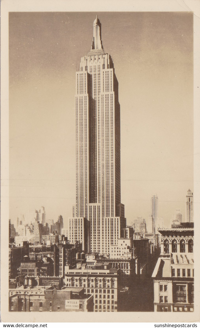 New York City The Empire State Building Real Photo - Empire State Building