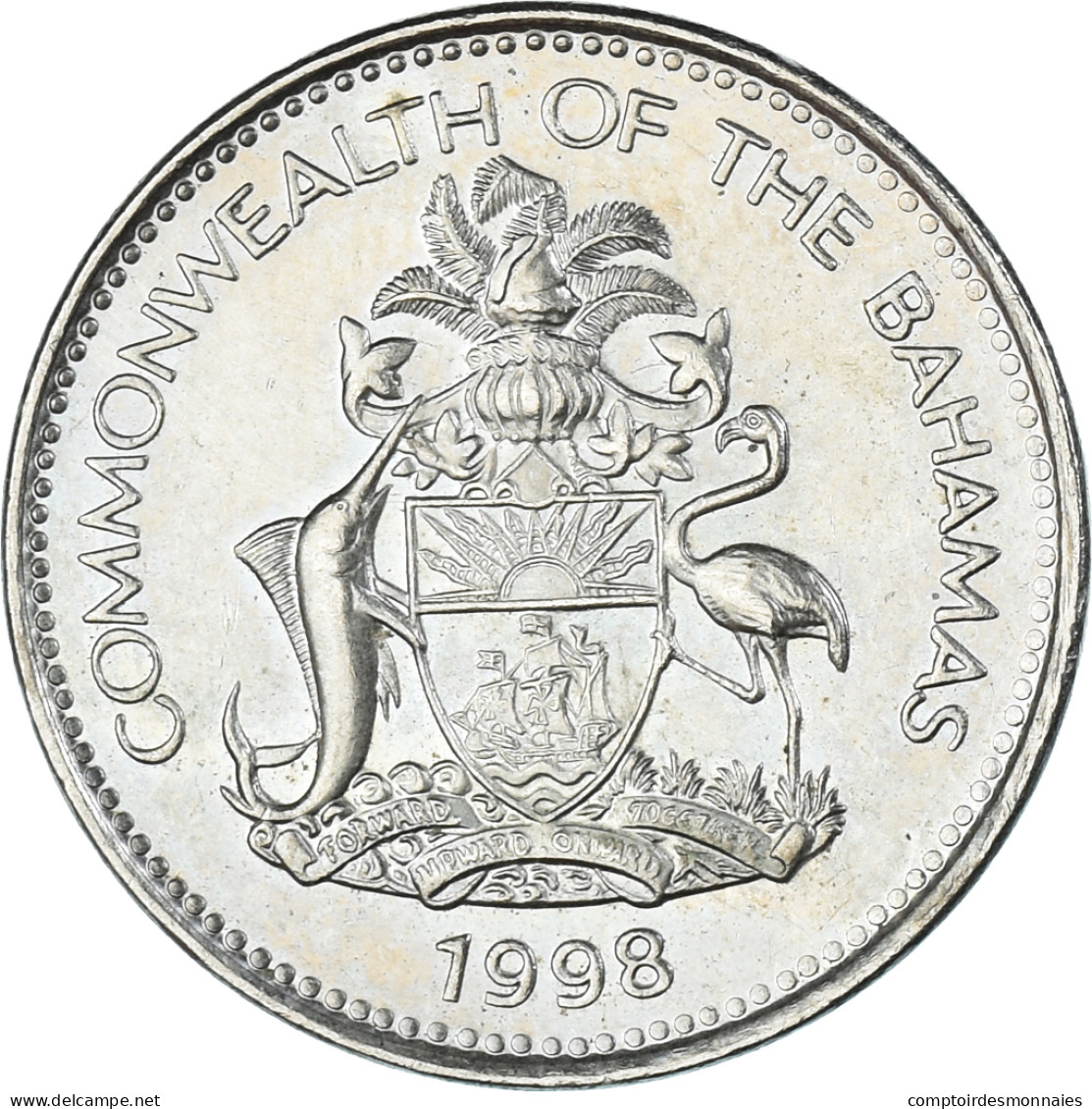 Monnaie, Bahamas, 5 Cents, 1998 - Bahamas