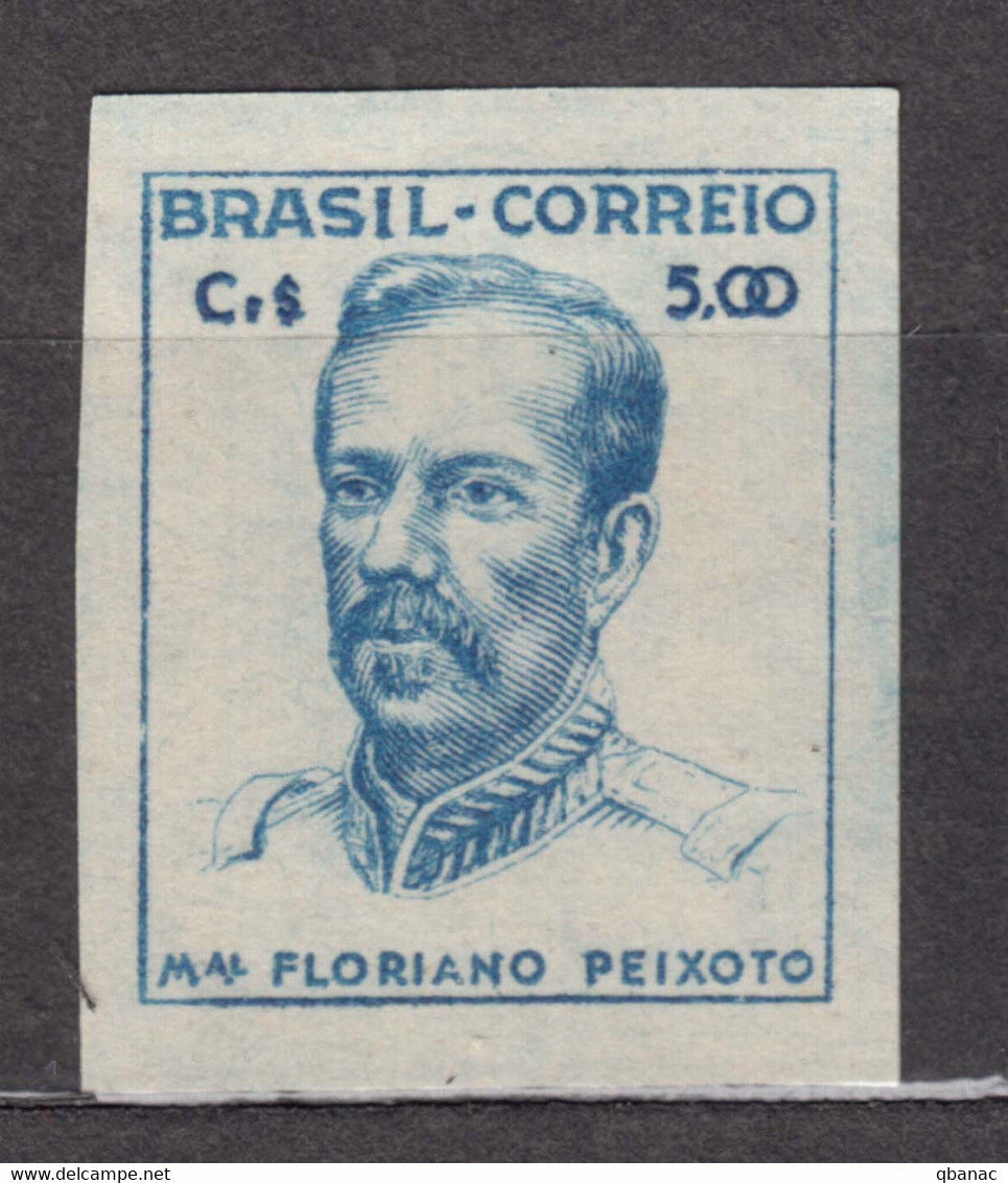 Brasil Brazil, Type Of 1941-1951, Plate Proof Pair On Watermarked Light Paper, Mint Light Hinged - Nuevos