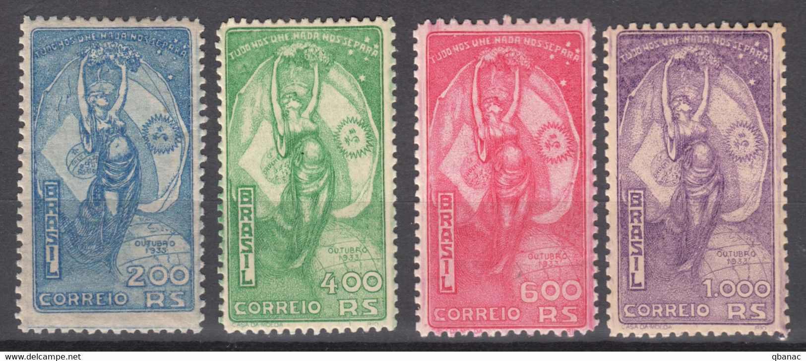 Brazil Brasil 1933 Mi#392-395 Mint Never Hinged - Ongebruikt