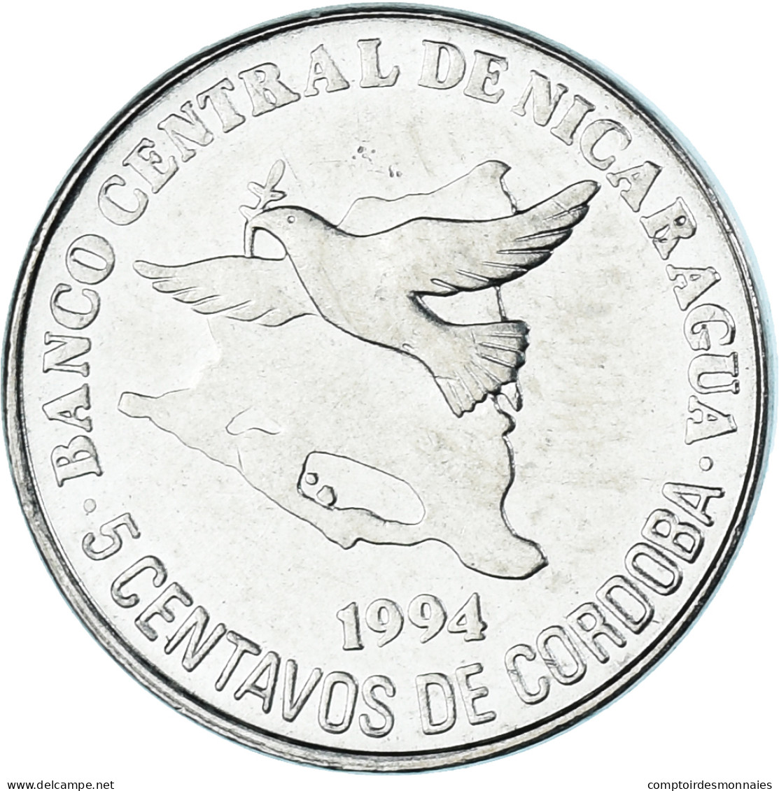 Monnaie, Nicaragua, 5 Centavos, 1994 - Nicaragua