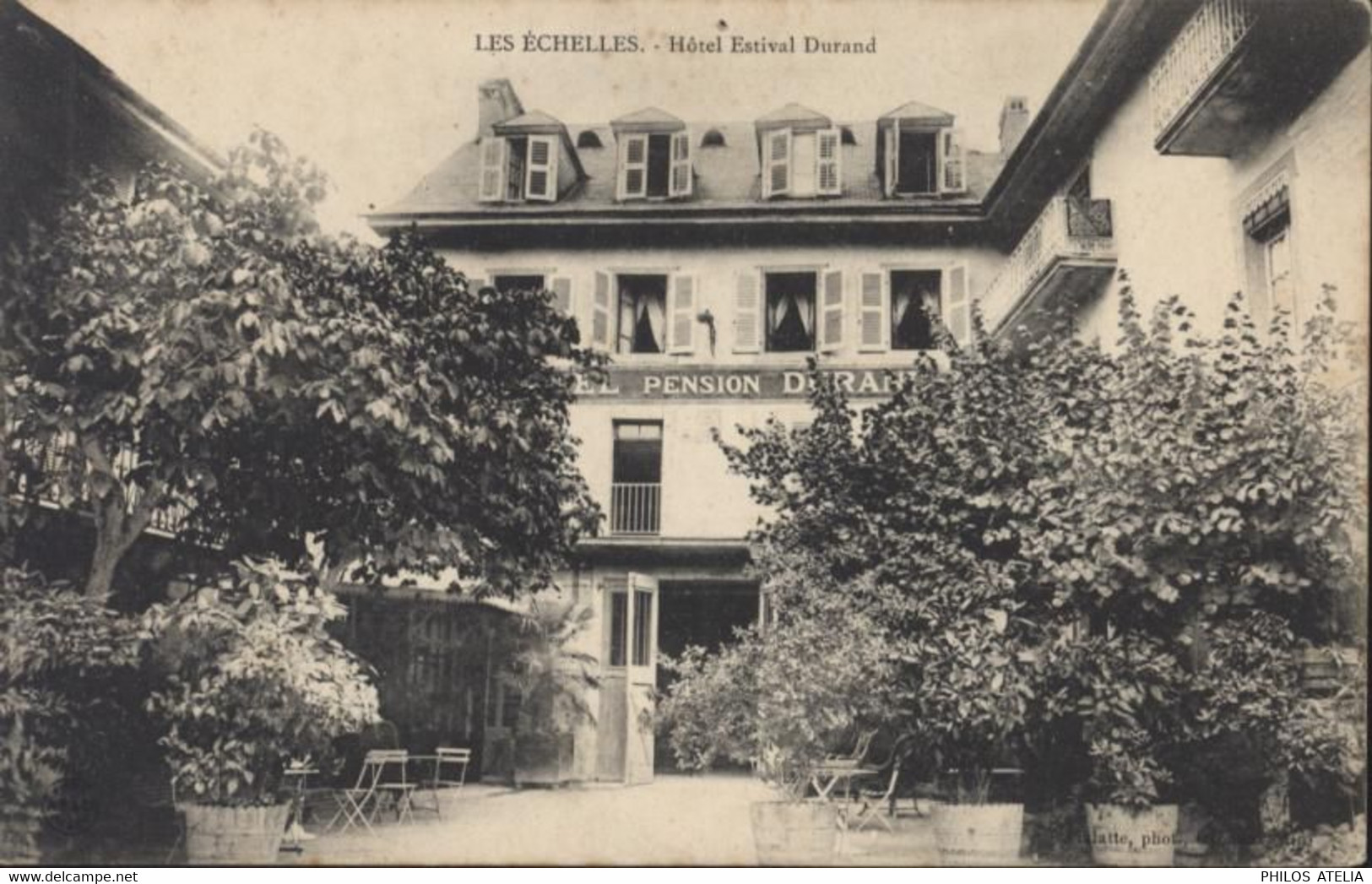 CPA CP Les échelles Hôtel Estival Durand Savoie 73 - Les Echelles
