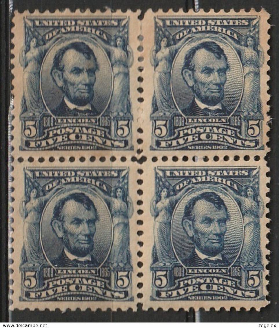 USA 1903 Block Of 4. MNH**/MH* See Description.  Scott No. 304 - Unused Stamps