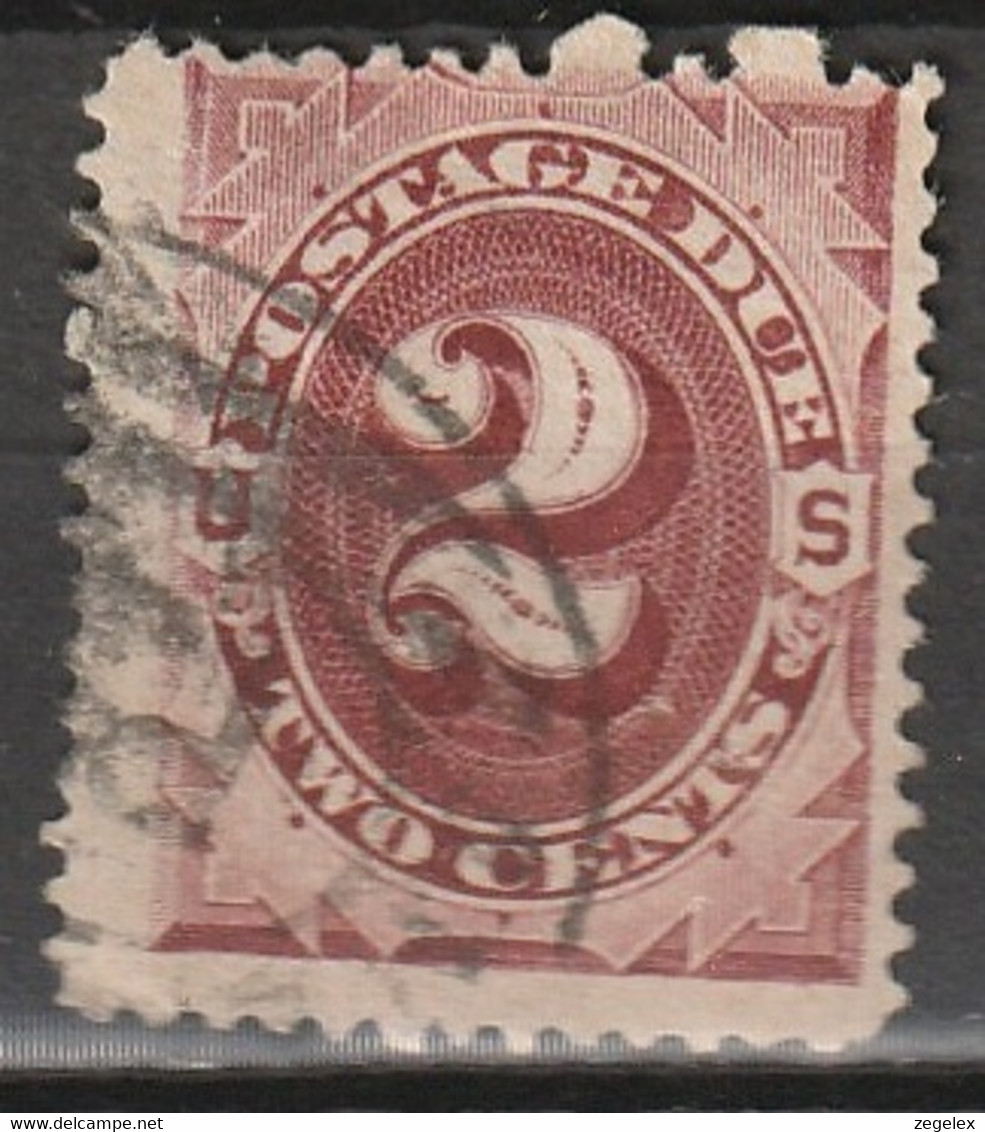 USA 1884 Postage Due 2 Cents. Scott No. J16 - Postage Due