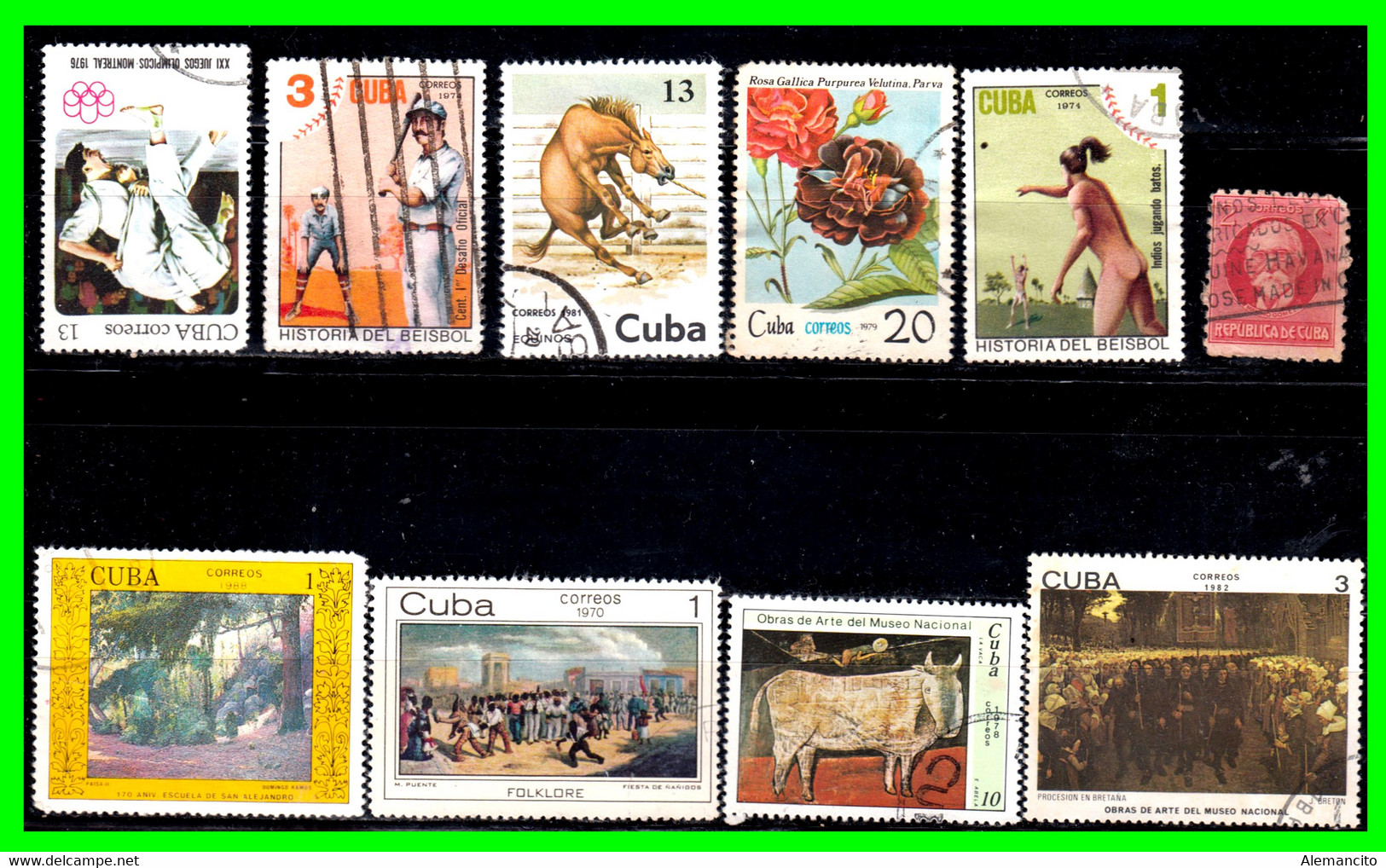 CUBA ( AMERICA DEL NORTE ) LOTE DE SELLOS DE DIFERENTE AÑOS Y VALORES - Colecciones & Series