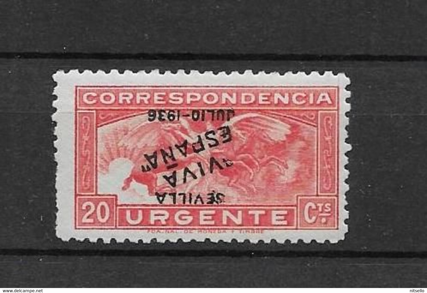 LOTE 2112C ///  (C080) GUERRA CIVIL -  LEYENDA INVERTIDA **MNH - Republican Issues