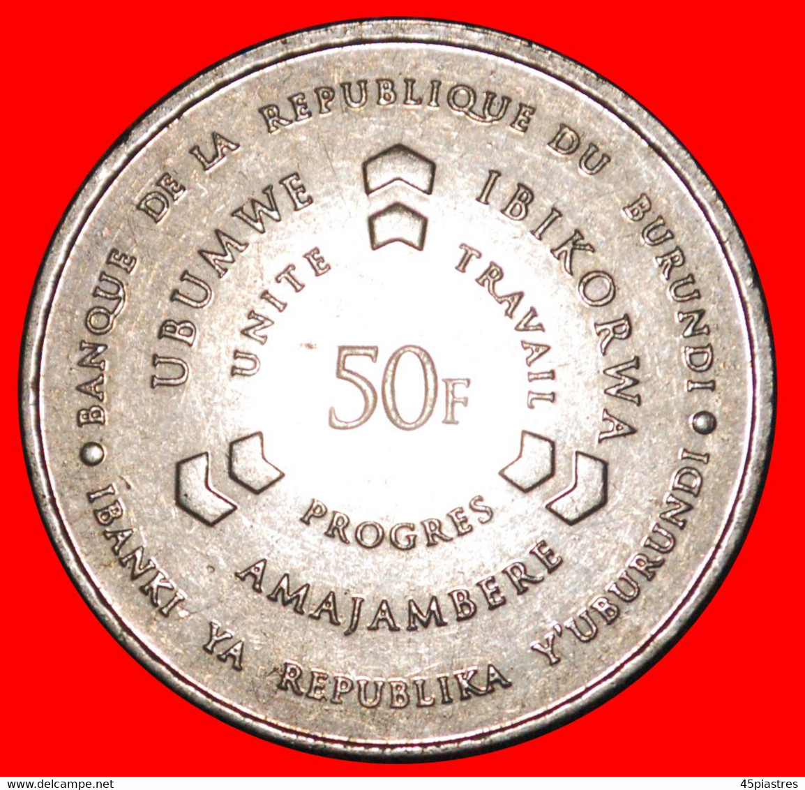 * DRUM: BURUNDI ★ 50 FRANCS 2011 MINT LUSTRE!★LOW START ★ NO RESERVE! - Burundi