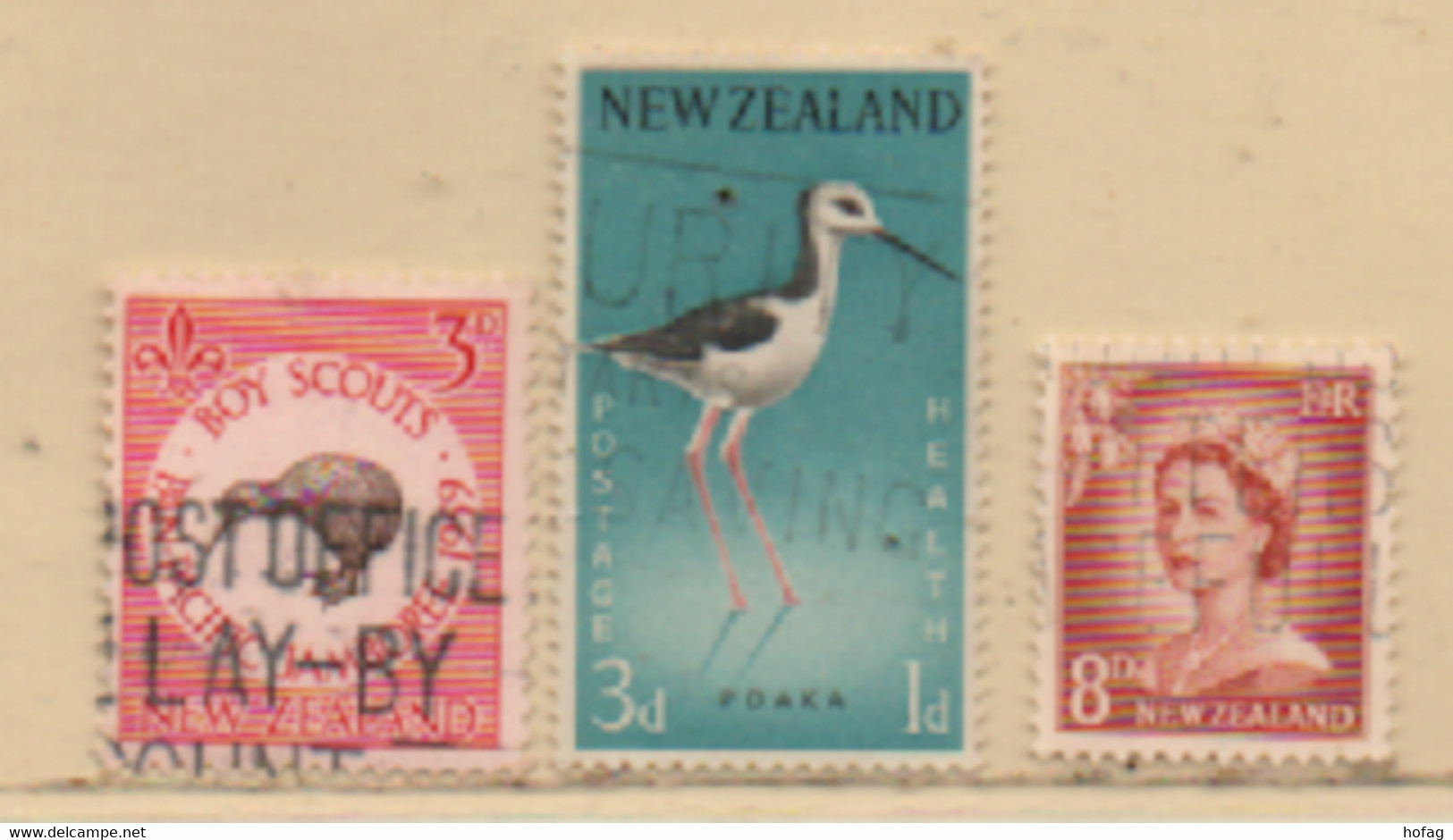 Neuseeland 1959 MiNr.: 381; 387; 388 Gestempelt, New Zealand Used - Used Stamps