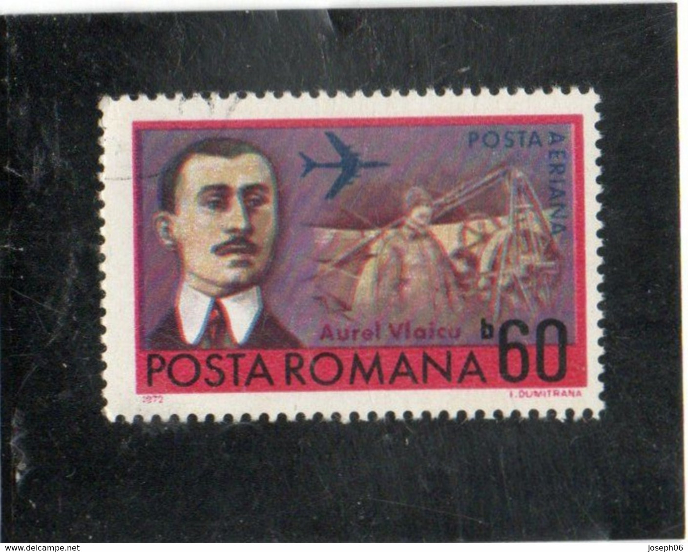 ROUMANIE    1972  Poste Aérienne  Y. T. N° 234  Oblitéré - Usado