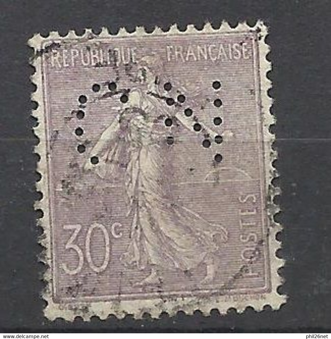 France   N° 133 Perforé  CN     Oblitéré  B/TB     Voir Scans  Soldes ! ! ! - Used Stamps