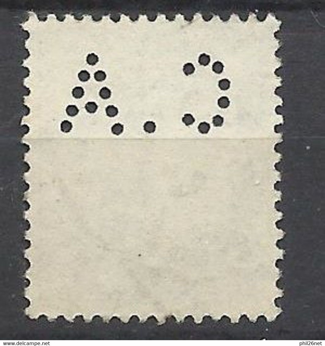 France   N° 133 Perforé  CA     Oblitéré  B/TB     Voir Scans  Soldes ! ! ! - Used Stamps