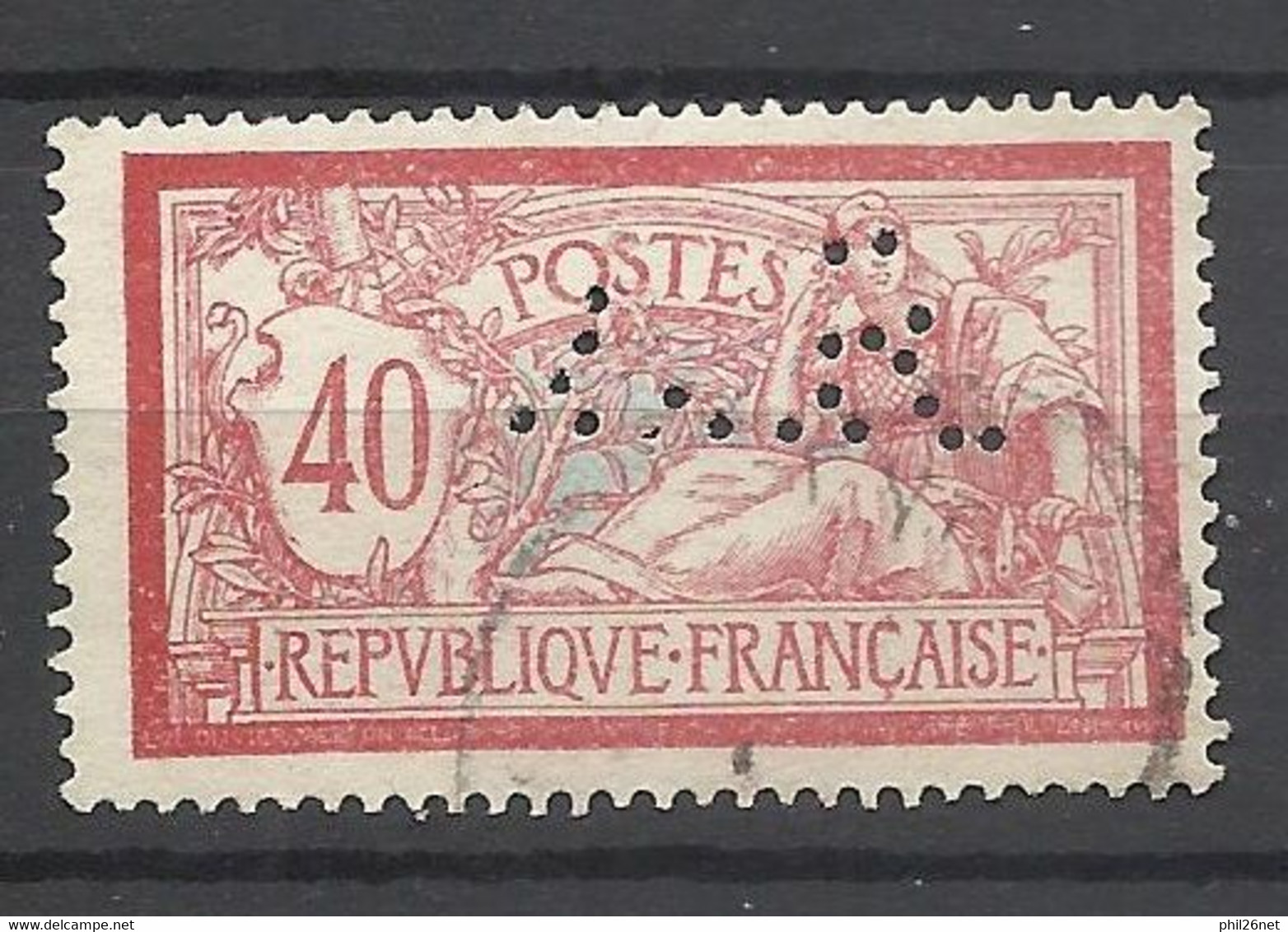 France   N° 119   Perforé A.R.              Oblitéré B/TB     Voir Scans  Soldes ! ! ! - Used Stamps