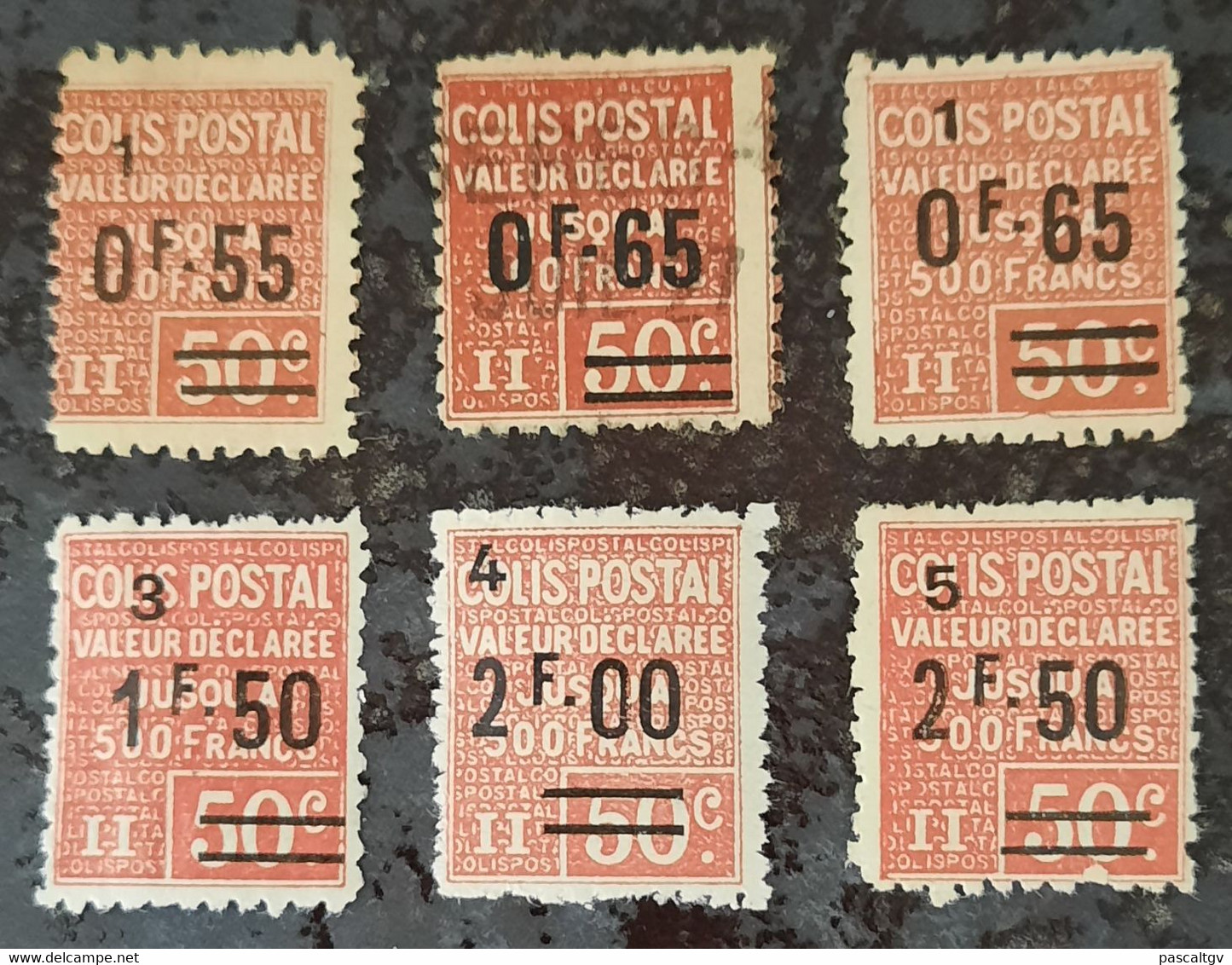 FRANCE - Colis Postaux - Série N° 59 à 64 - 1924 - Other & Unclassified