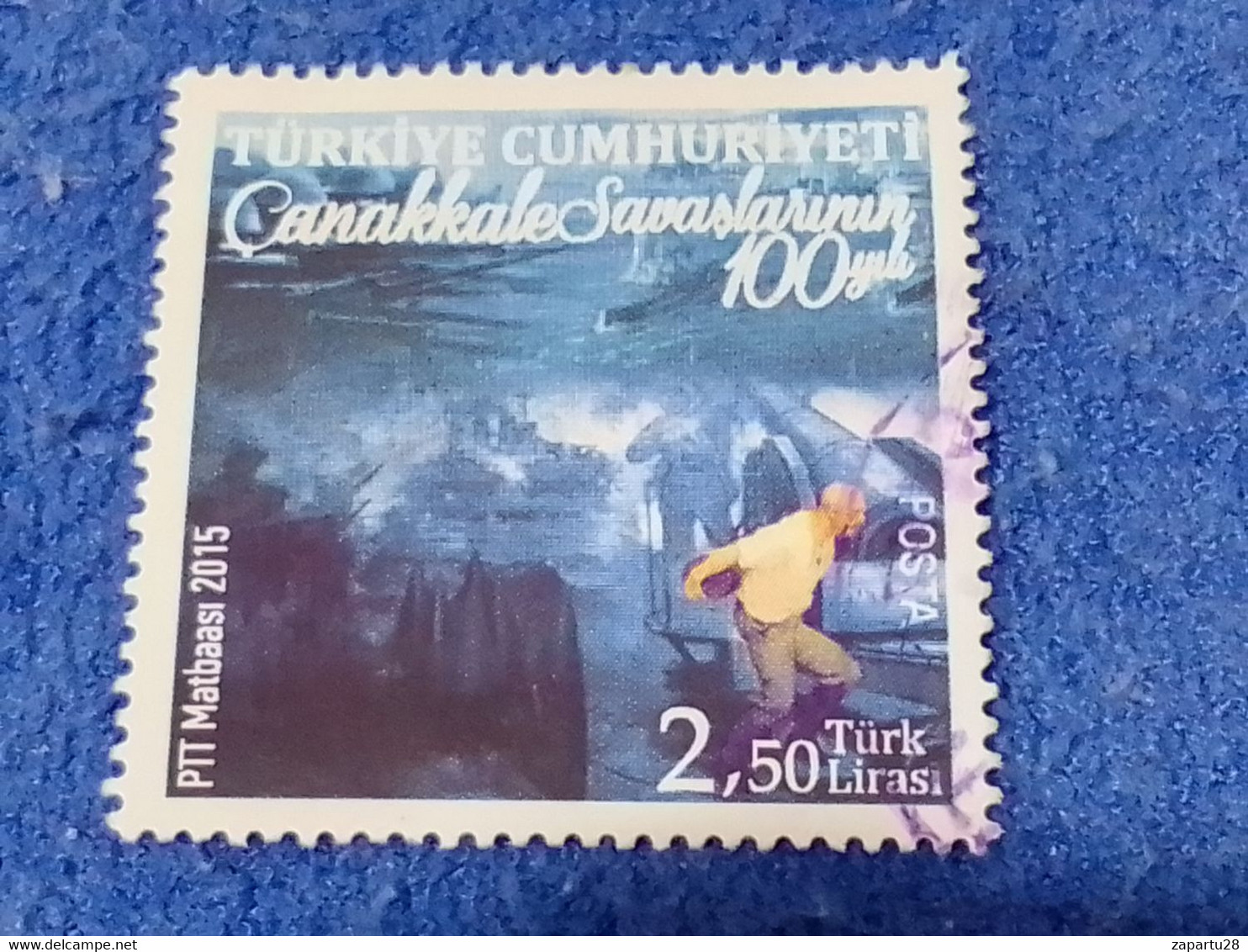 TÜRKEY--2010--2020-       2.50TL    DAMGALI - Used Stamps