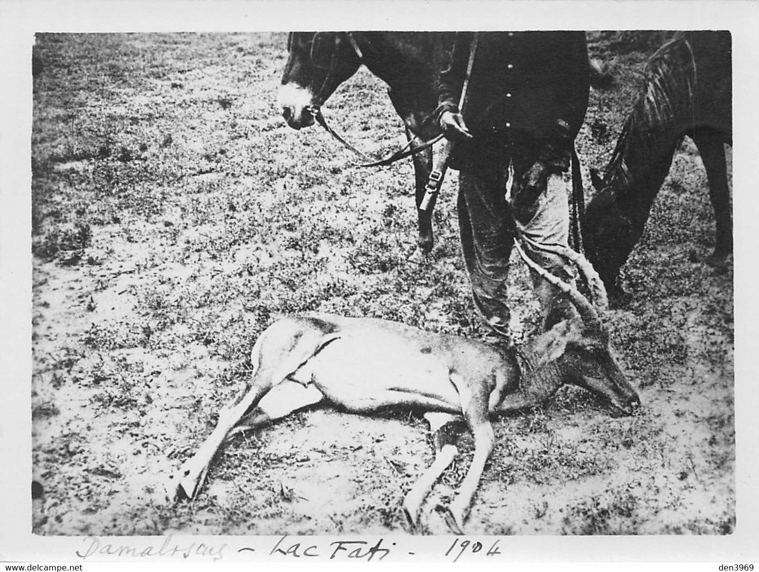 Afrique - MALI - Chasse Au Damaliscus (Antilope) En 1904 - Lac Fati - Tirage Photo - Mali
