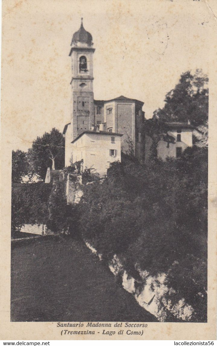 12270-SANTUARIO MADONNA DEL SOCCORSO-OSSUCCIO-TREMEZZINA(COMO)-1939-FP - Luoghi Santi