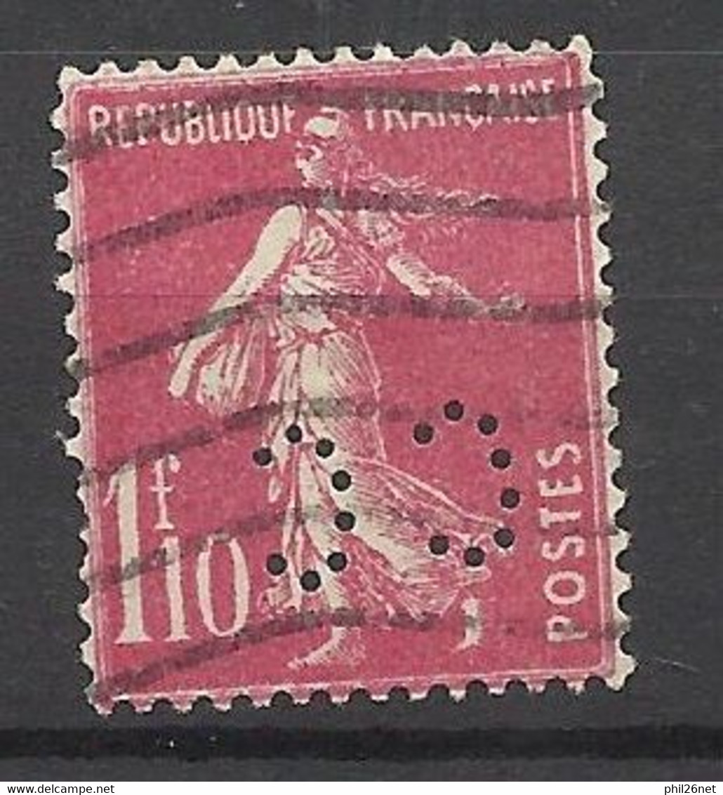 France         N° 238      Perforé  CC          Oblitéré  B/ TB     Voir Scans  Soldes ! ! ! - Used Stamps