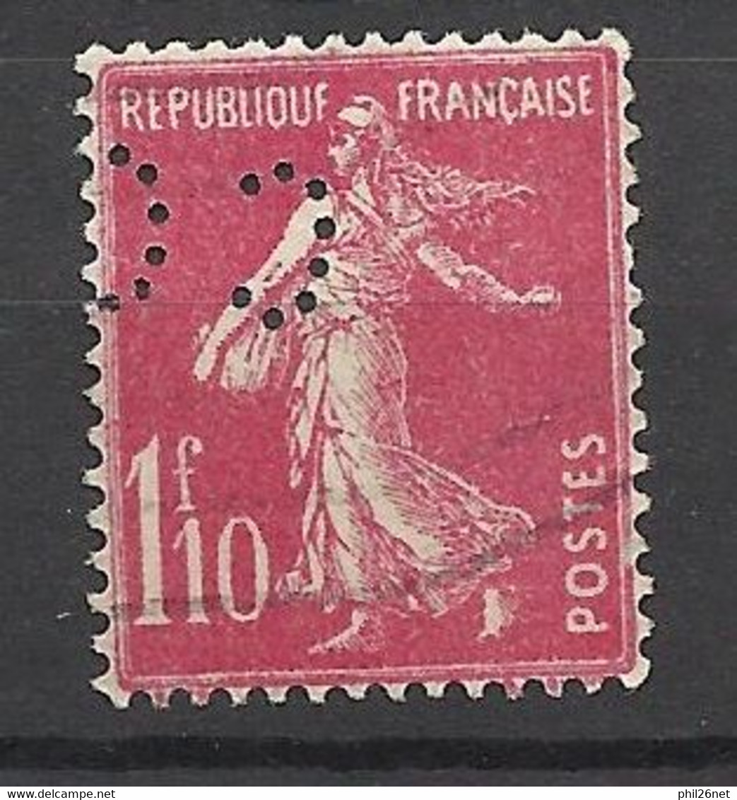 France         N° 238      Perforé  CC           Oblitéré  B/ TB     Voir Scans  Soldes ! ! ! - Usados