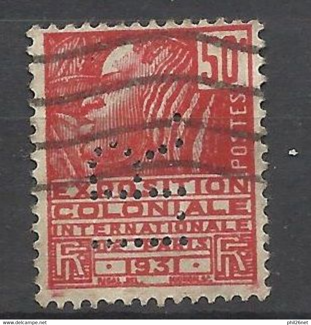 France         N° 272      Perforé    I.R.           Oblitéré  B/ TB     Voir Scans  Soldes ! ! ! - Used Stamps