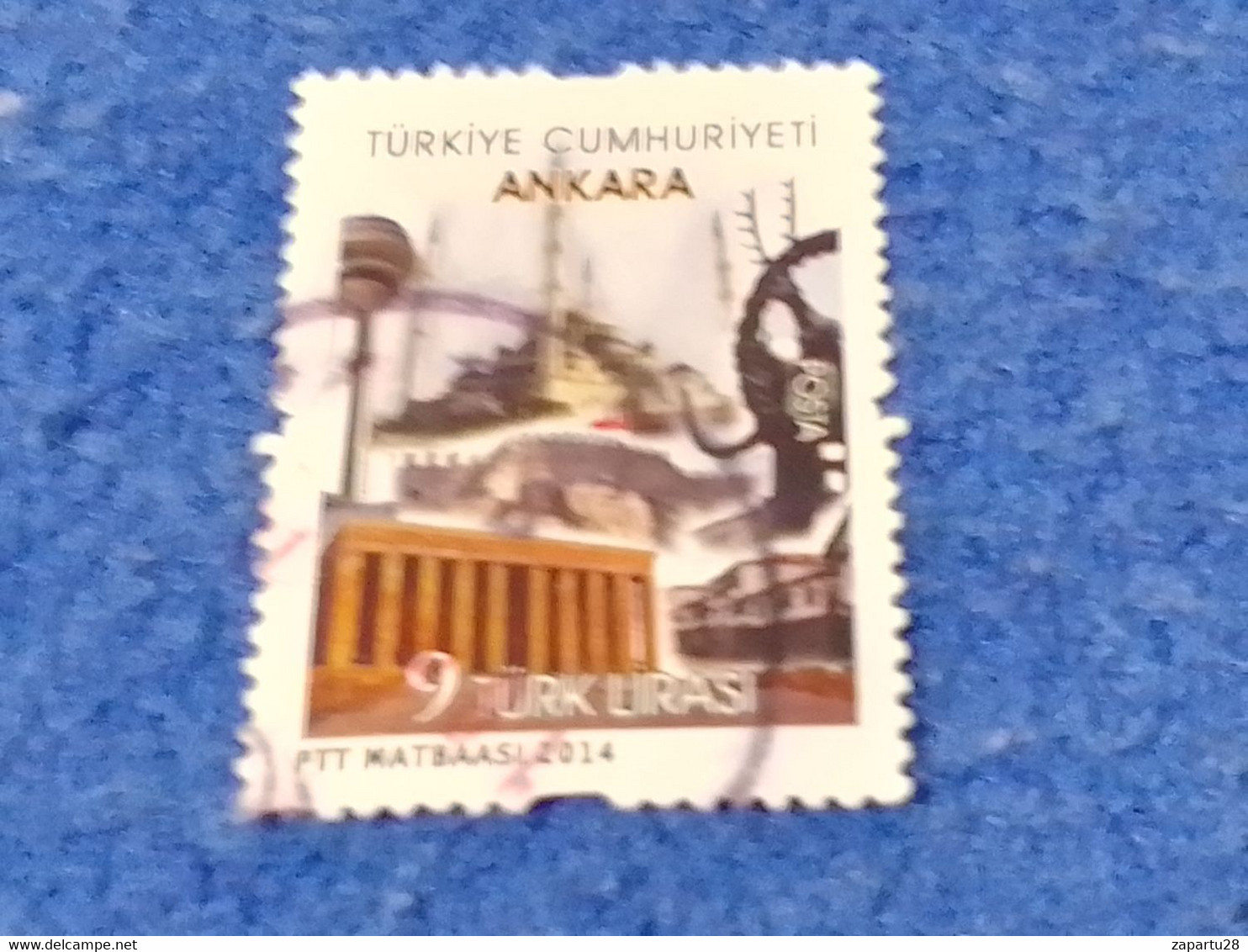 TÜRKEY--2010--2020-       9TL  DAMGALI - Used Stamps