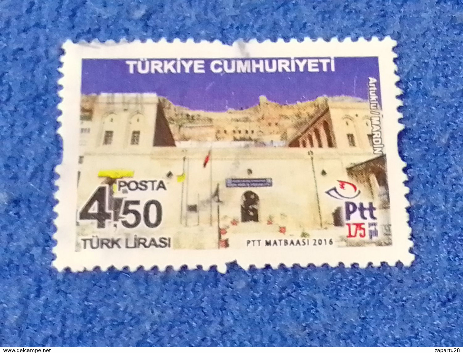TÜRKEY--2010--2020-       4.50TL  DAMGALI - Used Stamps