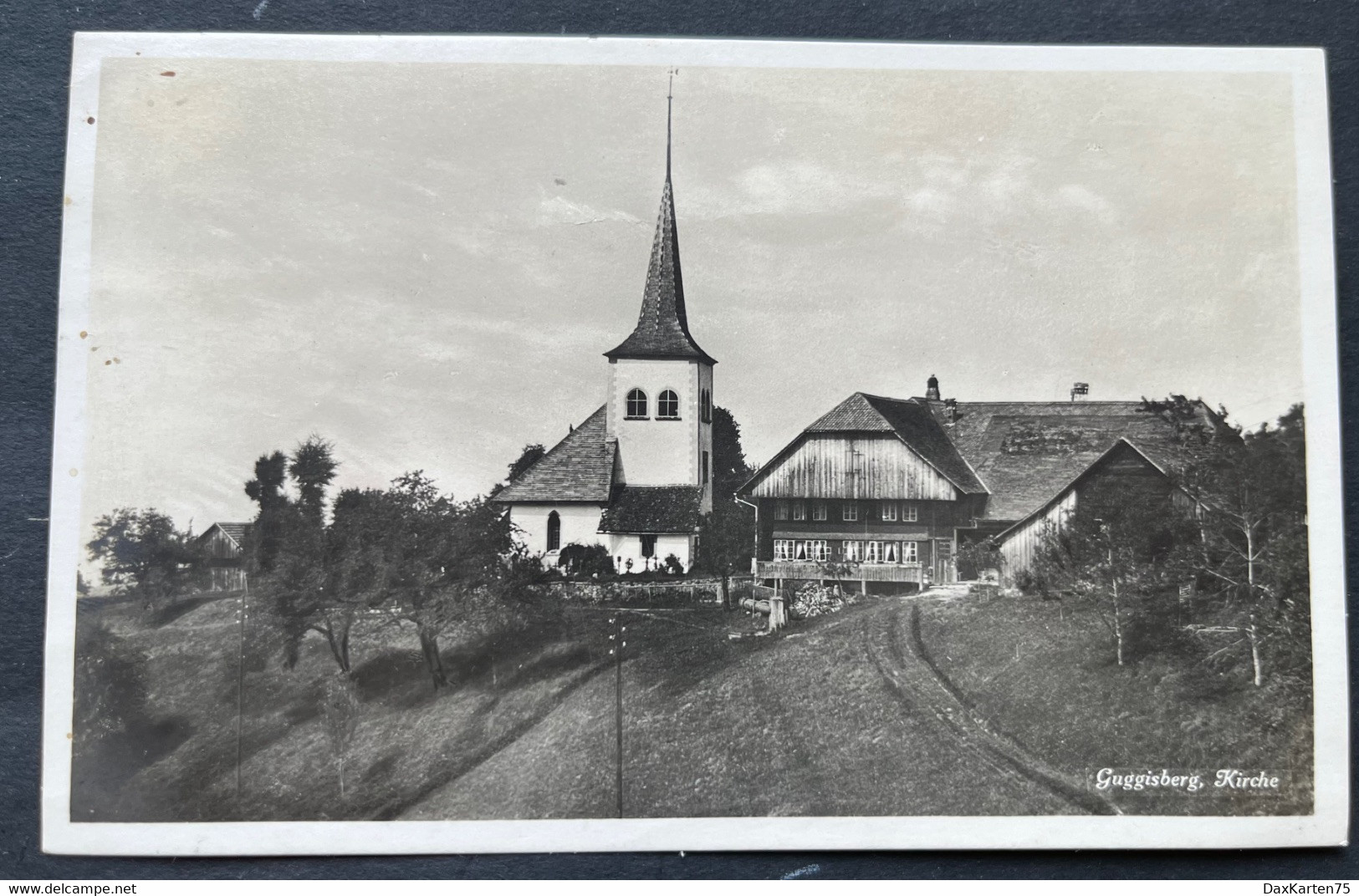 Guggisberg Ortsansicht Mit Kirche - Guggisberg