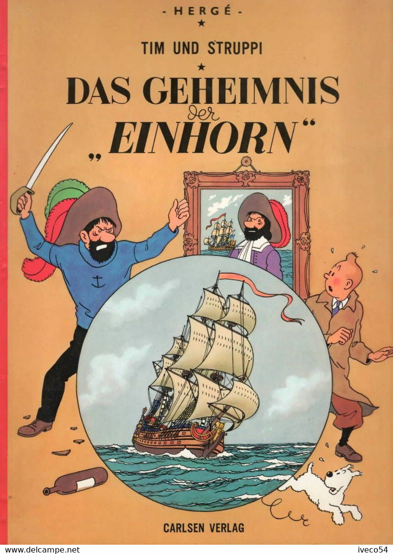 1978   Tim Und Struppi   "  Das Geheimnis  Der Einhorn  "    ( Carlsen Verlag ) - Sonstige & Ohne Zuordnung