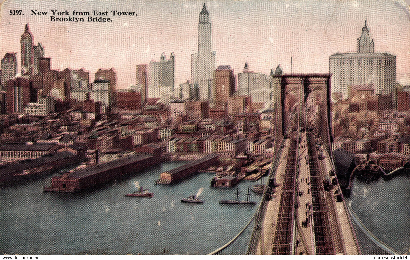 N°36880 Z -cpa New York From East Tower Brooklyn Bridge- - Brooklyn