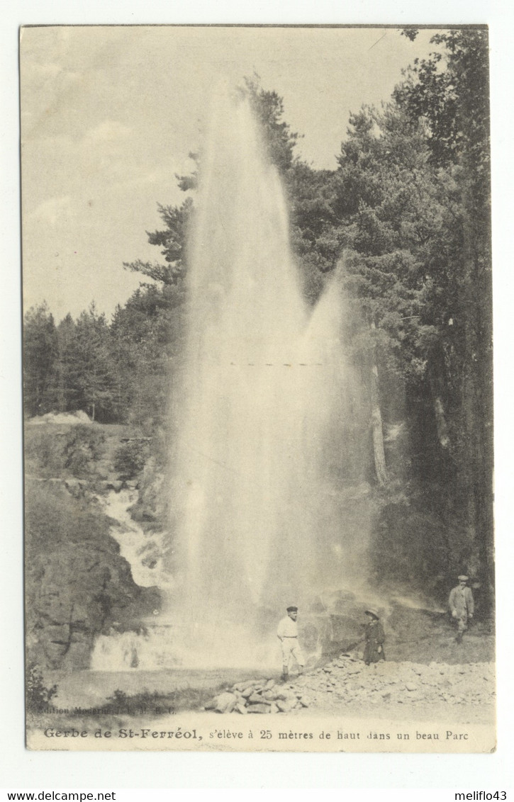 31/ CPA A - Gerbe De St Ferréol - S'éléve A 25 Metres De Haut - Saint Ferreol