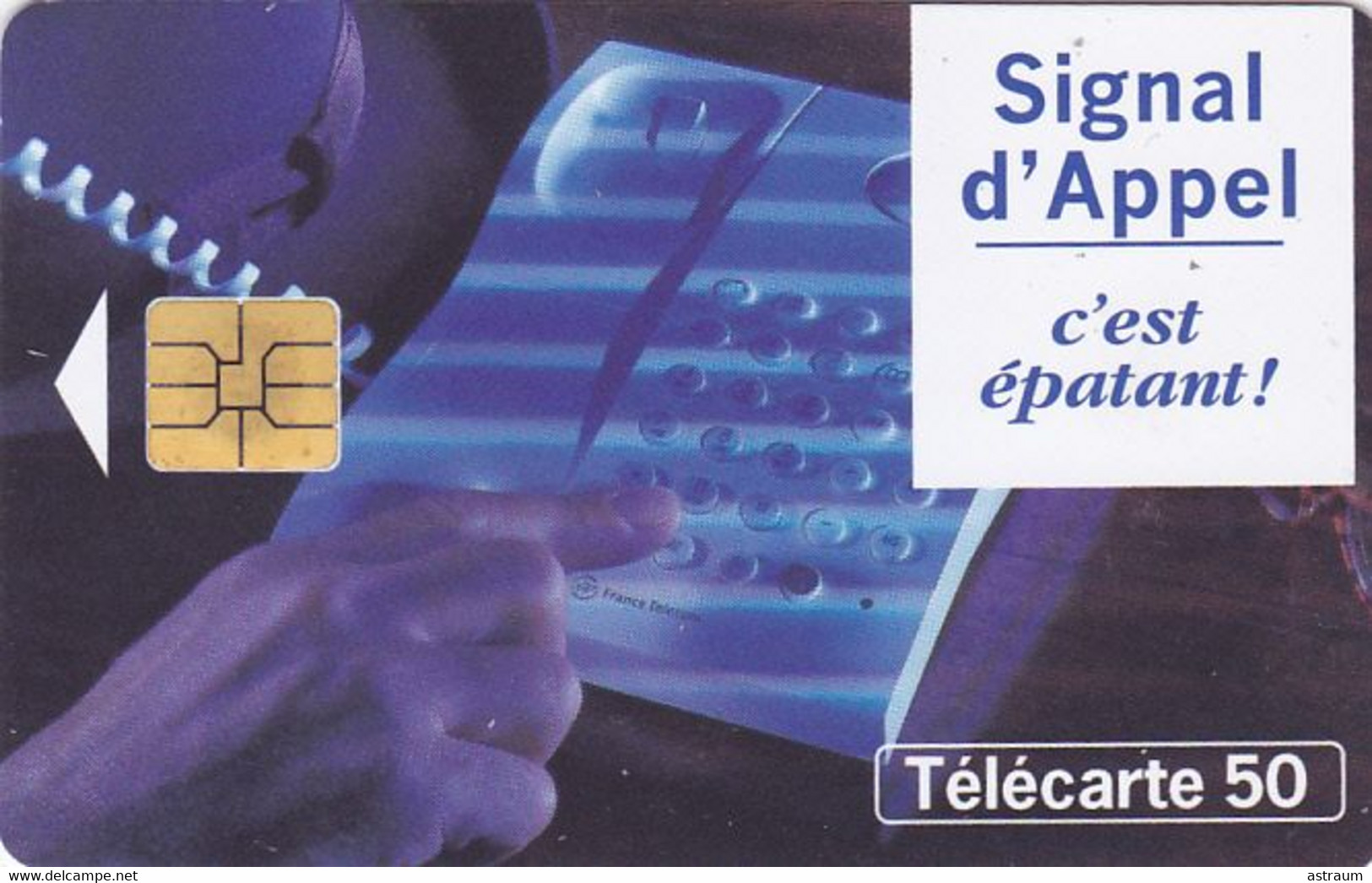 Telecarte Variété - F 562 V1  - Signa D'appel- ( Point Apres Le A ) - Fehldrucke