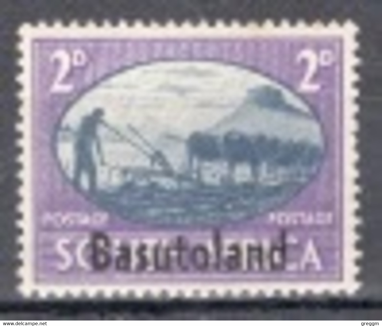 Basutoland 1946 Single 2d Stamp From The Victory Set In Mounted Mint - 1965-1966 Interne Autonomie