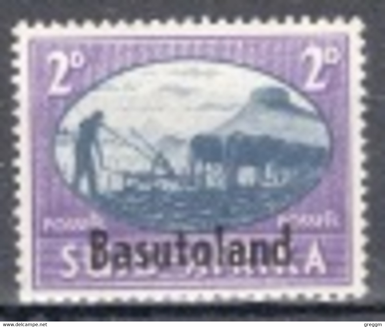 Basutoland 1946 Single 2d Stamp From The Victory Set In Mounted Mint - 1965-1966 Autonomía Interna