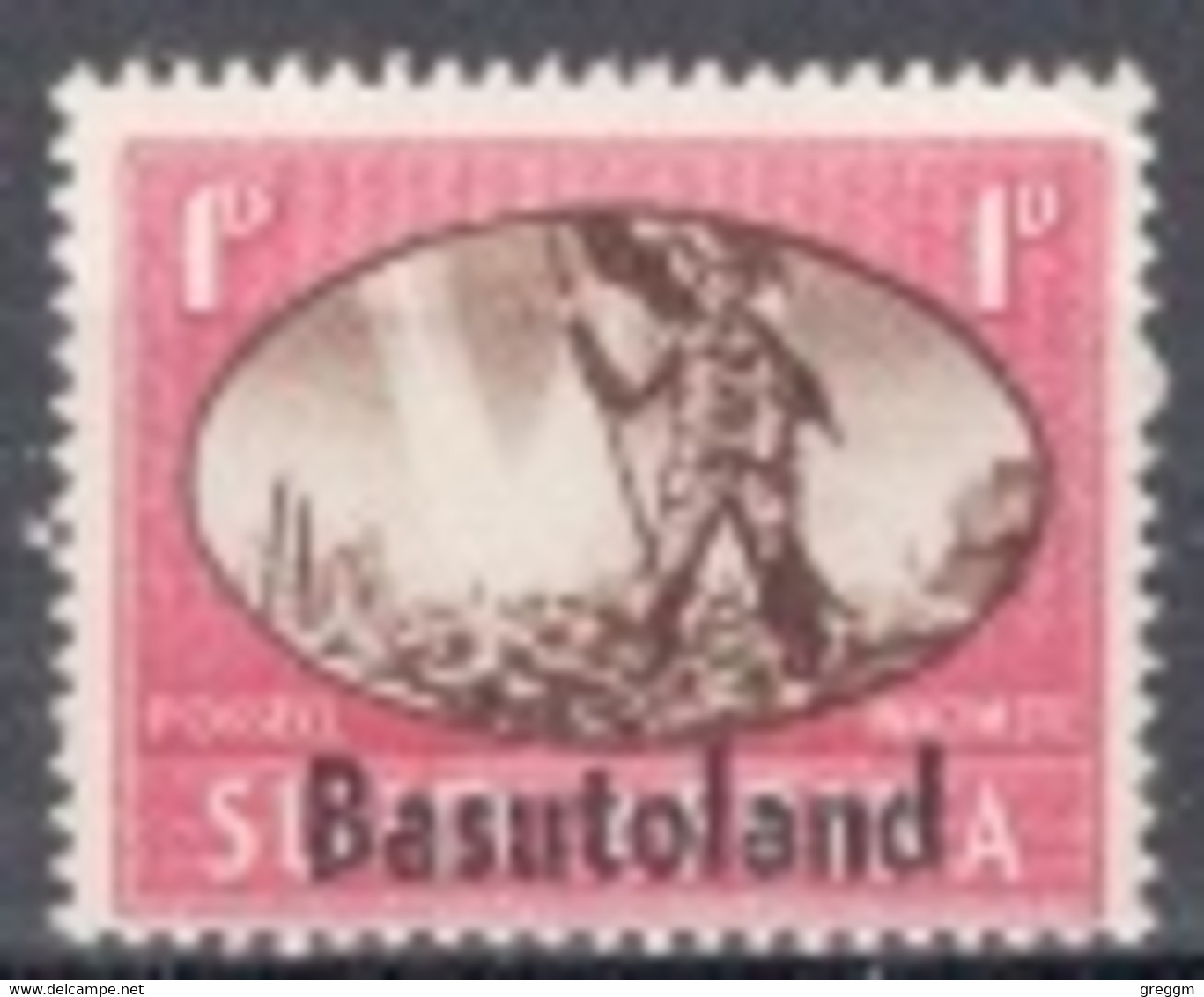 Basutoland 1946 Single 1d Stamp From The Victory Set In Mounted Mint - 1965-1966 Autonomía Interna