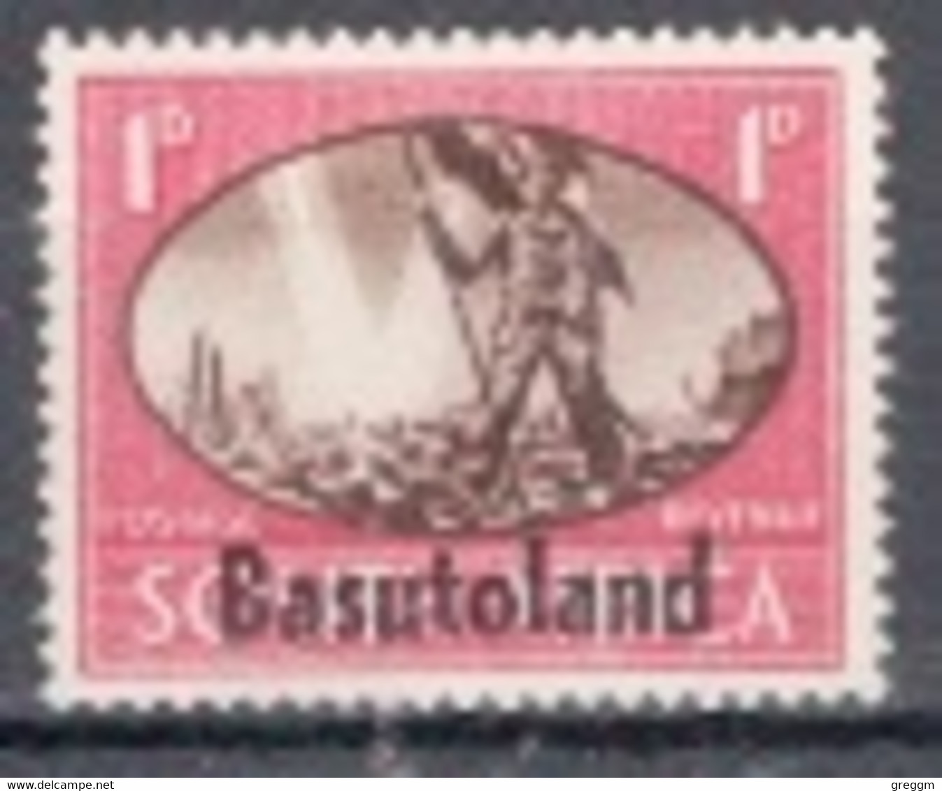 Basutoland 1946 Single 1d Stamp From The Victory Set In Mounted Mint - 1965-1966 Autonomía Interna