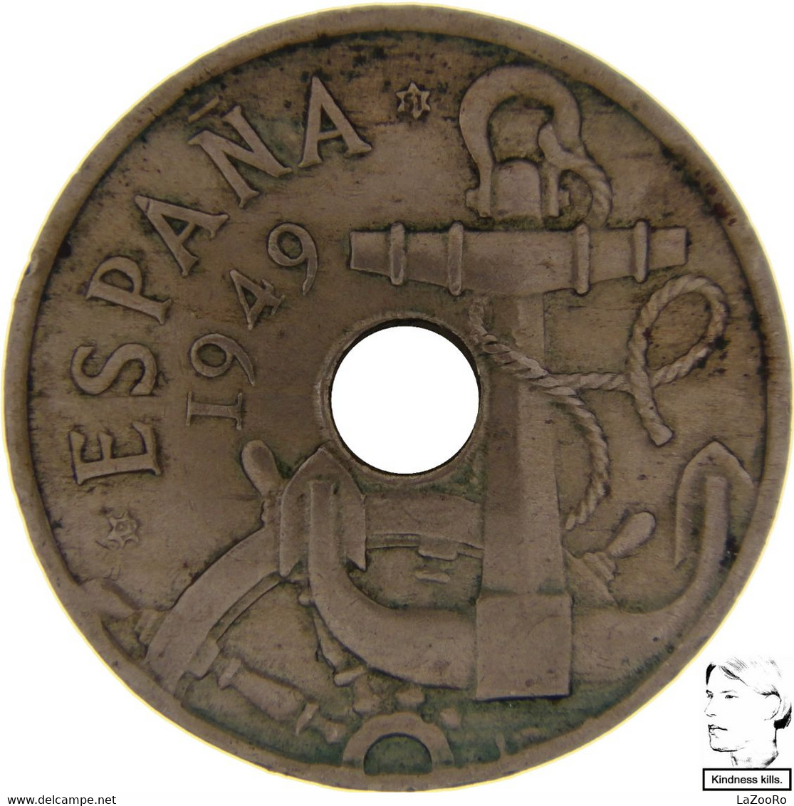 LaZooRo: Spain 50 Centimos 1951 XF / UNC - 50 Céntimos